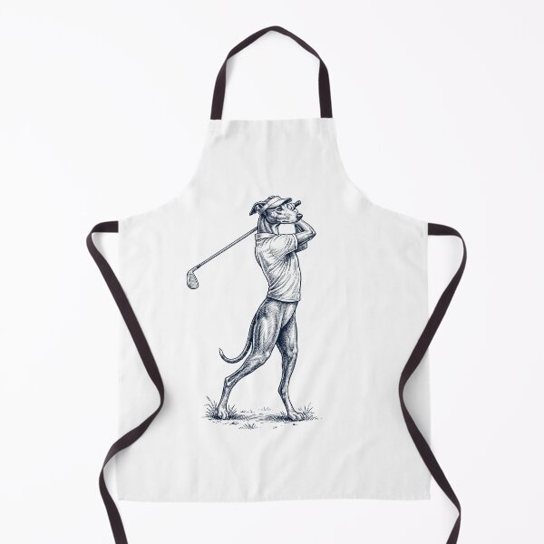 Item preview, Vintage Greyhound Playing Golf Golfer Dog Lover designed and sold by TerryConnells.