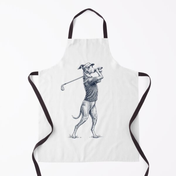 Item preview, Vintage Italian Greyhound Playing Golf Golfer Dog Lover designed and sold by TerryConnells.