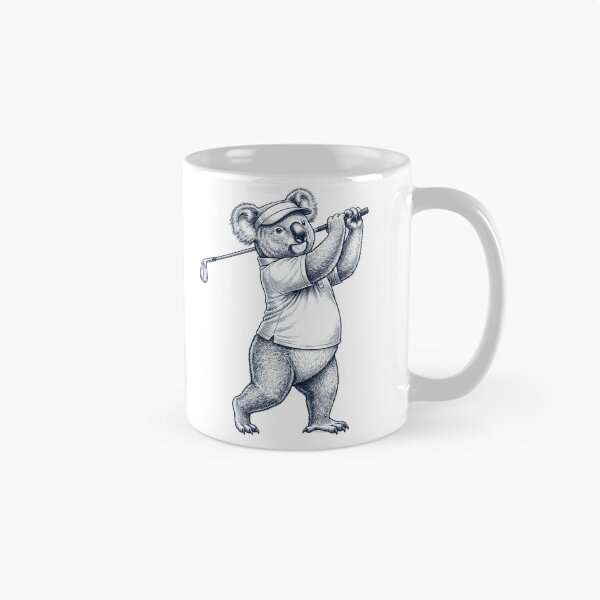 Item preview, Vintage Koala Playing Golf Golfer Animal Lover designed and sold by TerryConnells.