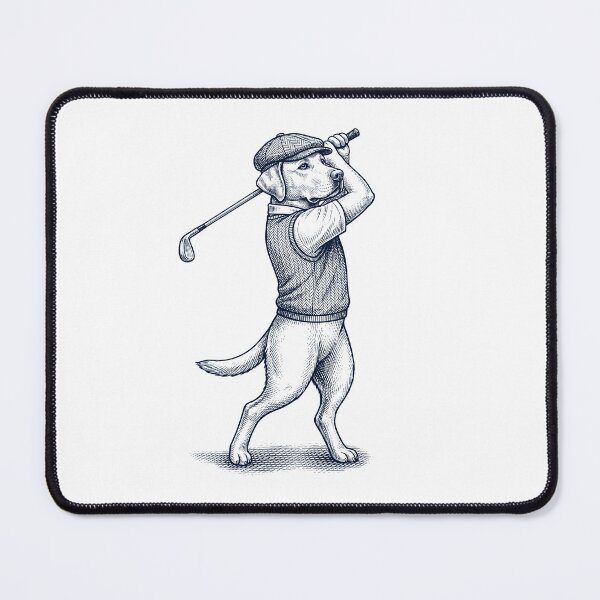 Item preview, Vintage Labrador Retriever Playing Golf Golfer Dog Lover designed and sold by TerryConnells.
