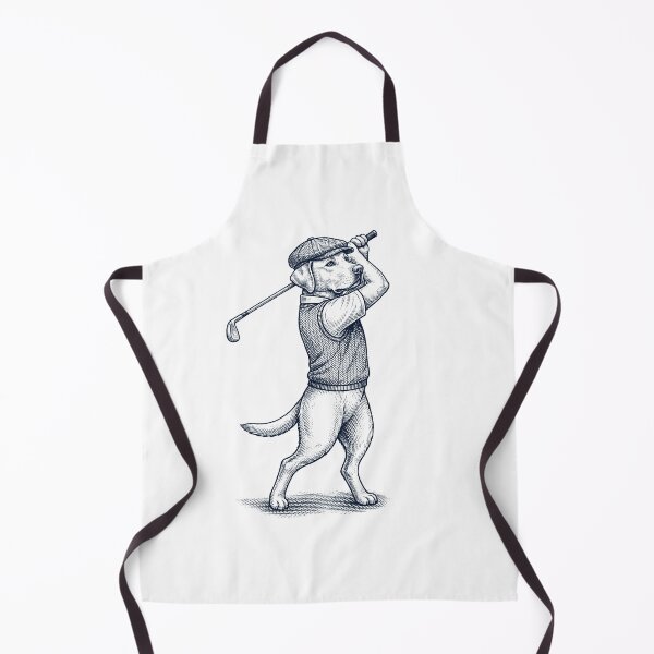 Item preview, Vintage Labrador Retriever Playing Golf Golfer Dog Lover designed and sold by TerryConnells.