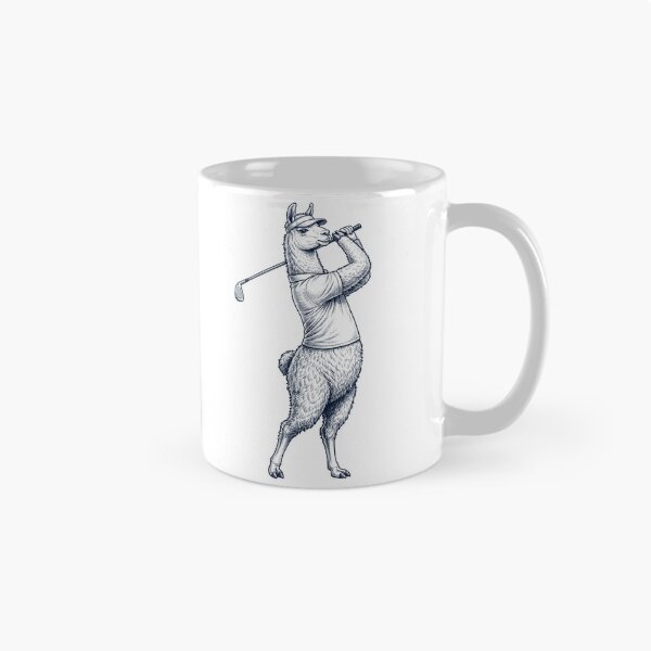 Item preview, Vintage Llama Playing Golf Golfer Animal Lover designed and sold by TerryConnells.