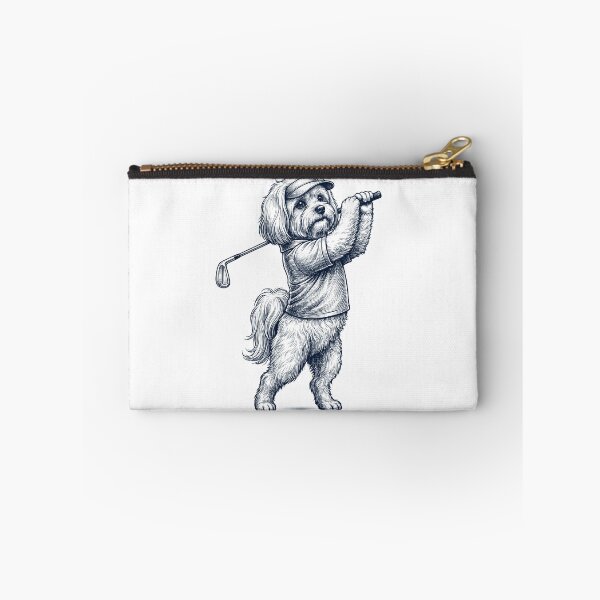 Item preview, Vintage Maltese Playing Golf Golfer Dog Lover designed and sold by TerryConnells.