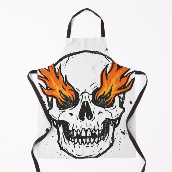 Item preview, Flaming Eyes Skull Graphic Illustration designed and sold by seven things shop.