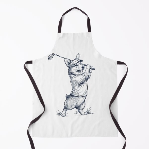Item preview, Vintage Pembroke Welsh Corgi Playing Golf Golfer Dog Lover designed and sold by TerryConnells.
