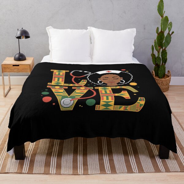 Item preview, LOVE Nurse Nursing Black Girl Magic Juneteenth Black History designed and sold by fferomananul.