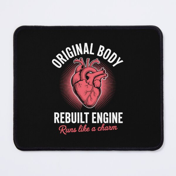 Item preview, Original Body Rebuilt Engine Heart Attack Survivor Recoveryay designed and sold by Moon-Ape.