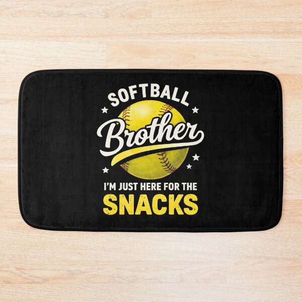 Item preview, Softball Brother I'm Just Here for The Snacks designed and sold by zoes-ink.