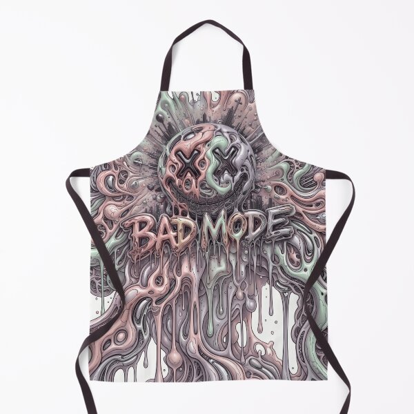 Item preview, Bad Mode Melting Pink Grunge Smiley Liquid Art designed and sold by MarCinu Art.