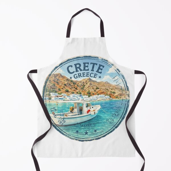 Item preview, A Vintage Travel Seal Stamp of Crete - Greece designed and sold by vectcd.