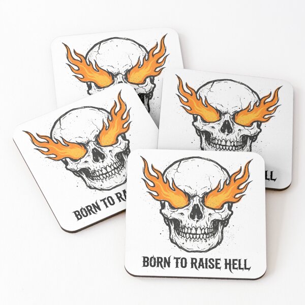 Item preview, Flaming Eyes Skull Graphic Illustration designed and sold by seven things shop.