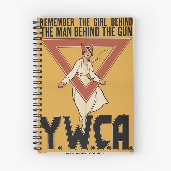 Item preview, Remember The Girl Behind The Man YWCA War Work 1918 designed and sold by Vintage Poster 1914-1945 Archive.