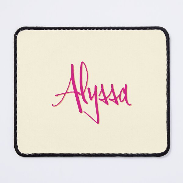 Item preview, ALYSSA personalized type design designed and sold by CharlottePlaceArt.
