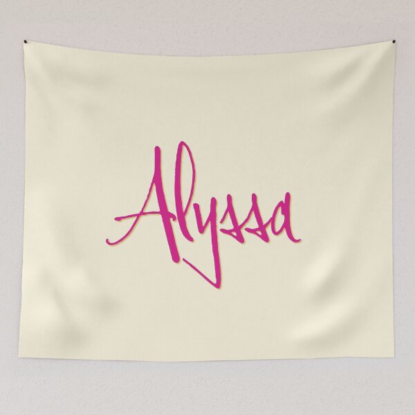 Item preview, ALYSSA personalized type design designed and sold by CharlottePlaceArt.