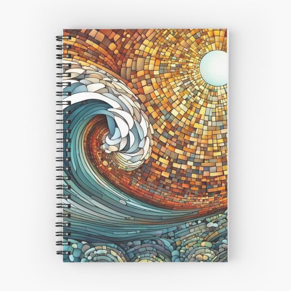 Item preview, Mosaic of the Rising Wave designed and sold by Undersea Ai Art.