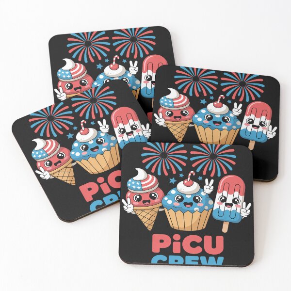 Item preview, PICU Crew Independence Day Patriotic Pediatric Nurse designed and sold by fferomananul.