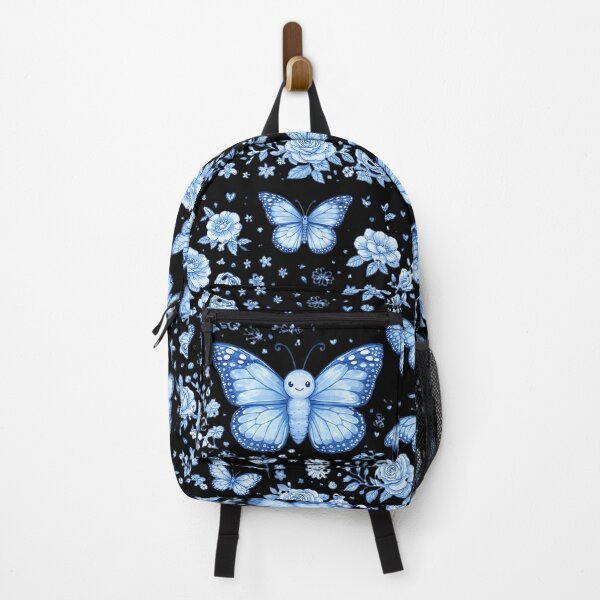Item preview, Cute Butterflies Blue Vintage Illustration designed and sold by GogaVibeRe.