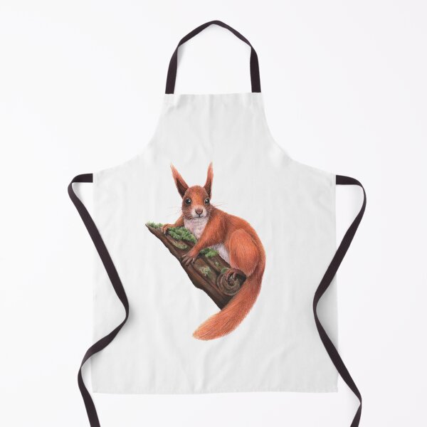 Item preview, Pastel illustration of a red squirrel – Forest animal designed and sold by Chouetteplanete.