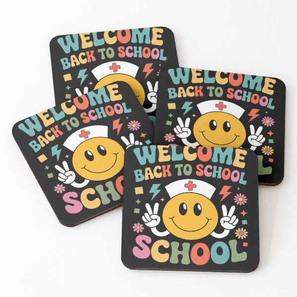 Item preview, Groovy Welcome Back To School Shool Nurse Smile Face designed and sold by fferomananul.