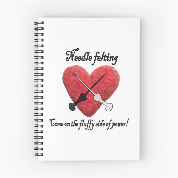 Item preview, Saying about needle felting with felt heart designed and sold by creaphyl28.