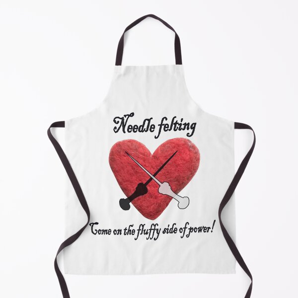 Item preview, Saying about needle felting with felt heart designed and sold by creaphyl28.
