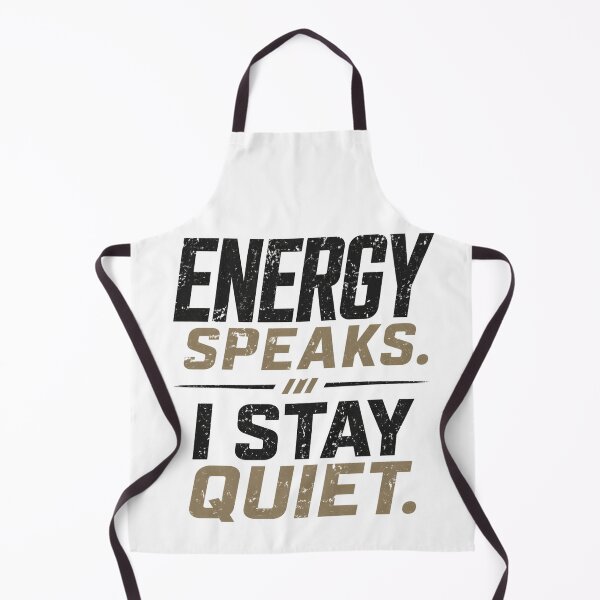 Item preview, Energy Speaks I Stay Quiet – Silent Confidence Statement designed and sold by the-dovlat.