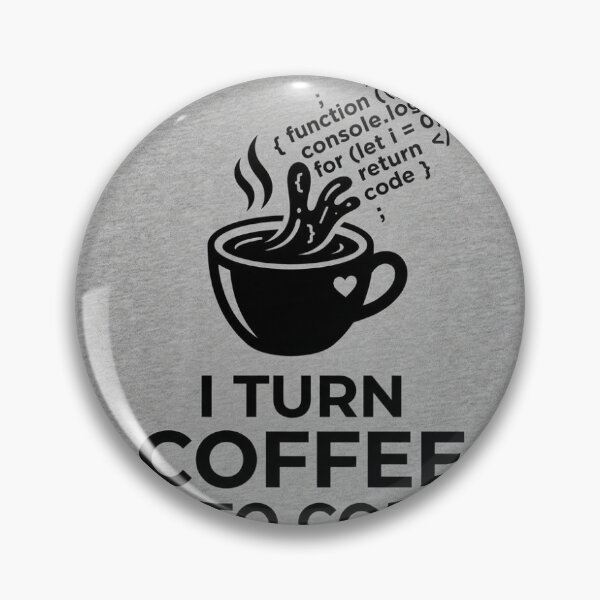 Artikelvorschau, I Turn Coffee Into Code - Programmer Humor entworfen und verkauft von micki1979.