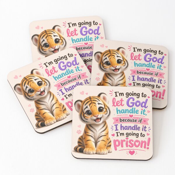 Item preview, Tiger Cub - God Can Handle It,  Because If I Do I'm Going To Prison! designed and sold by nikkolaus.