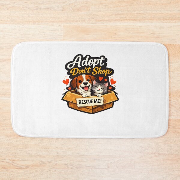 Item preview, Adopt Don’t Shop – Cute Rescue Dog and Cat Animal Lover Design designed and sold by Lovestickerco.