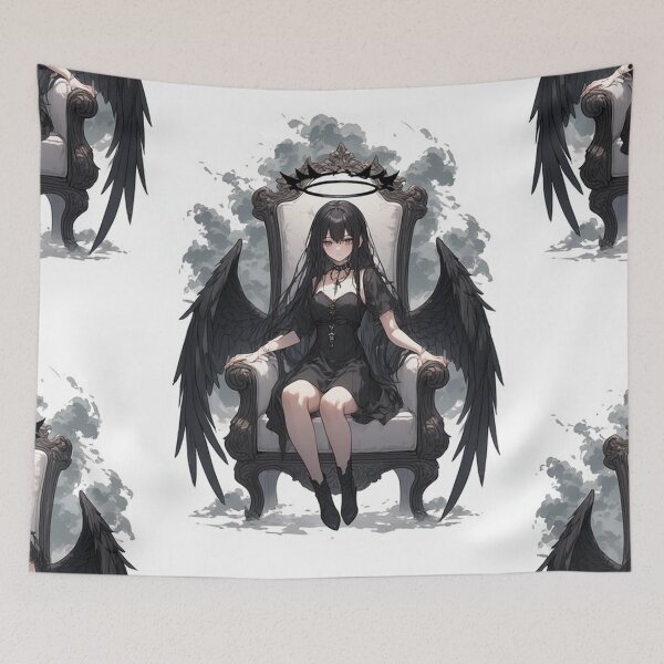 Aperçu de l'œuvre Anime Angel Girl - Dark Fantasy créée et vendue par ArtsJulian.