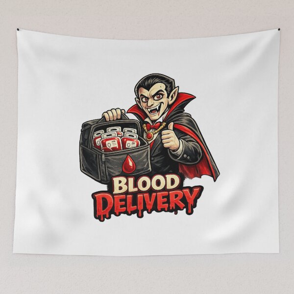 Item preview, Dracula deliveryman designed and sold by Baphomet34.