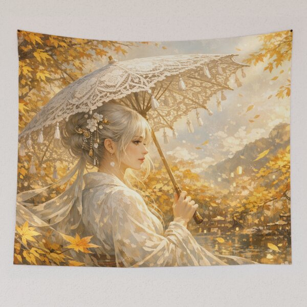 Item preview, Golden Autumn Portrait designed and sold by Sigtrix.
