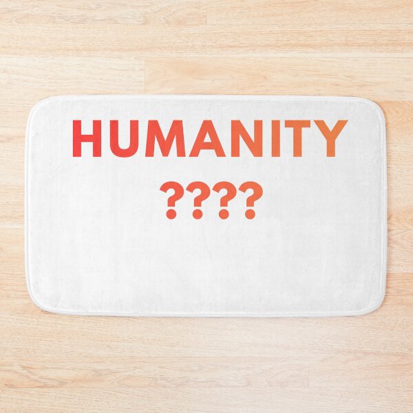 Item preview, Humanity Question Mark Design | Deep Thought Minimal Typography T-Shirt designed and sold by UrbanEchoHub.