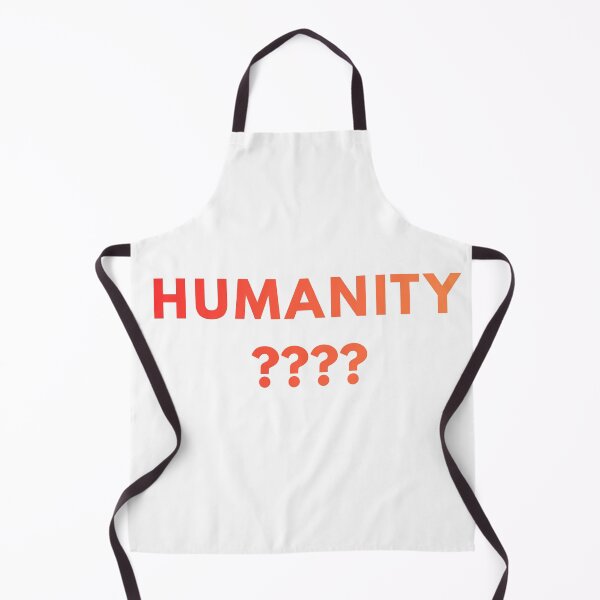 Item preview, Humanity Question Mark Design | Deep Thought Minimal Typography T-Shirt designed and sold by UrbanEchoHub.