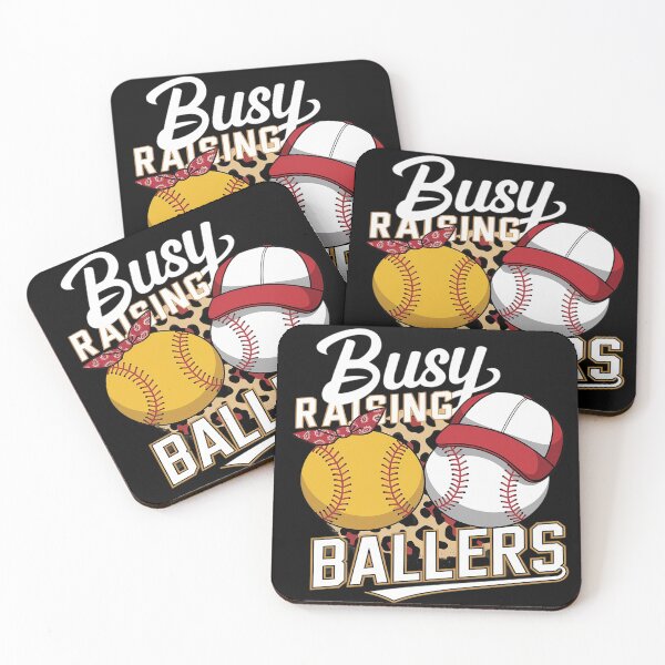 Item preview, Busy Raising Ballers Softball and Baseball Leopard Mom. designed and sold by Thamngan.