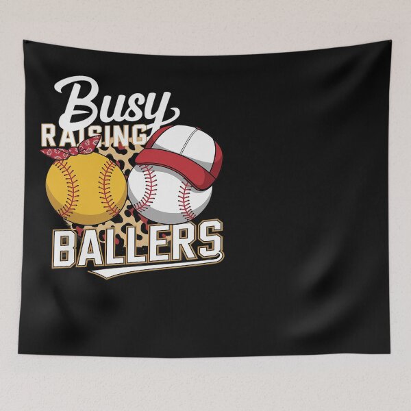 Item preview, Busy Raising Ballers Softball and Baseball Leopard Mom. designed and sold by Thamngan.