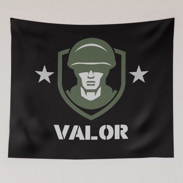 Item preview, Military Soldier Valor Emblem Design designed and sold by ElectroSphere46.