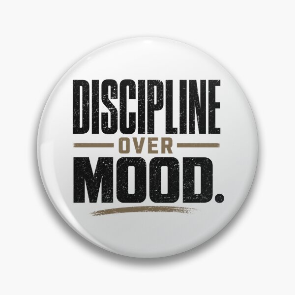 Item preview, Discipline Over Mood – No Excuses Mindset Design designed and sold by the-dovlat.