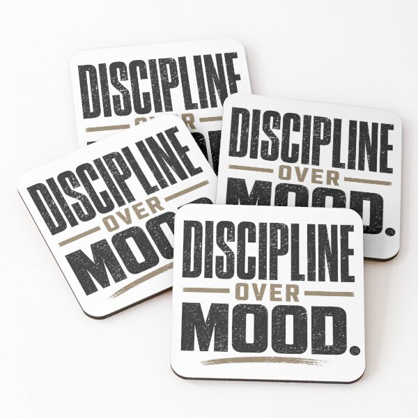Item preview, Discipline Over Mood – No Excuses Mindset Design designed and sold by the-dovlat.