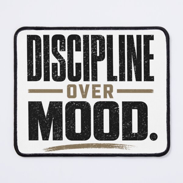 Item preview, Discipline Over Mood – No Excuses Mindset Design designed and sold by the-dovlat.