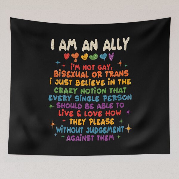 Item preview, I Am An Ally designed and sold by Ortigzitoun.