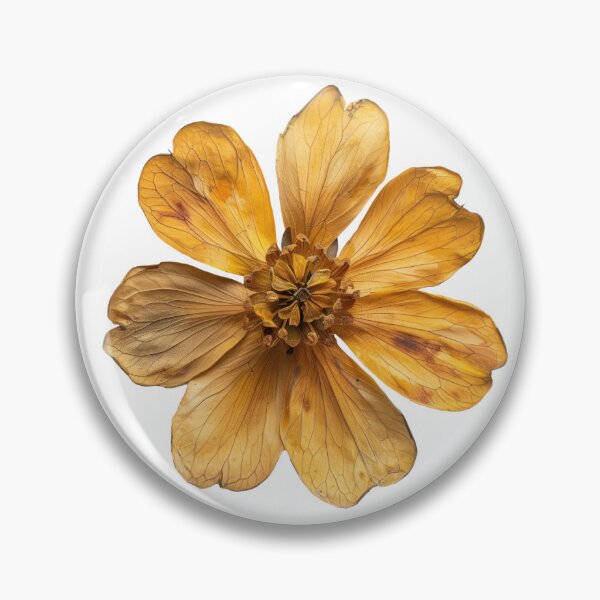 Item preview, Delicate Pressed Yellow and Pink Flowers Sticker Pack designed and sold by AnimaliaStar.