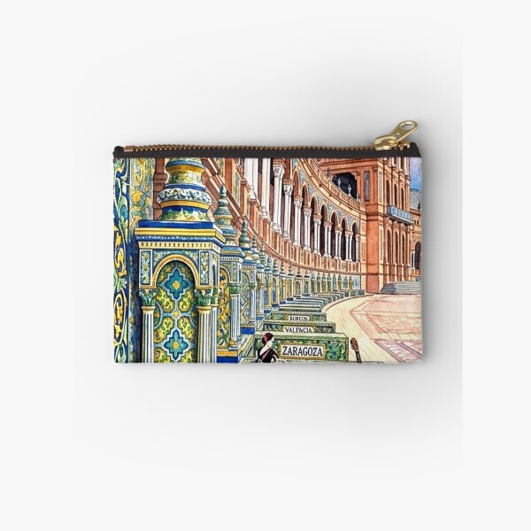 Item preview, Seville Spain Plaza de España Watercolor Art designed and sold by posteriocrew.