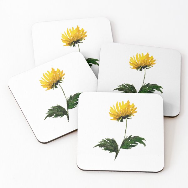 Item preview, Yellow Watercolor Flower Art • Bright Botanical Illustration • Floral Wall Decor & Gift designed and sold by Little Bloom Studio.