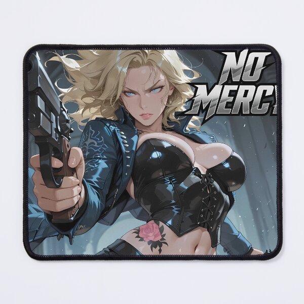 Item preview, VESPER: the Iron Rose Anime Girl Action Poster designed and sold by BorgSpareParts.