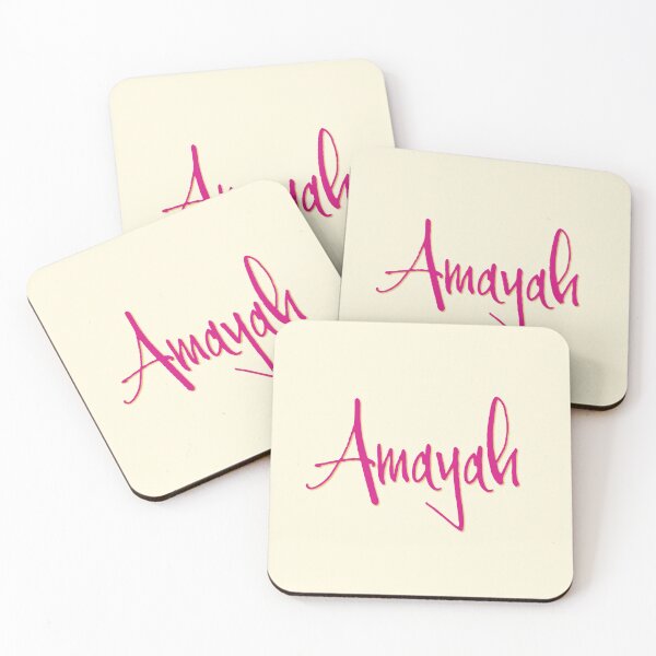 Item preview, AMAYAH personalized type design designed and sold by CharlottePlaceArt.