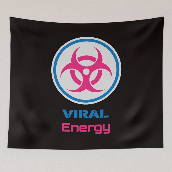 Item preview, Biohazard Symbol – Viral Energy Neon Sci-Fi designed and sold by ElectroSphere46.
