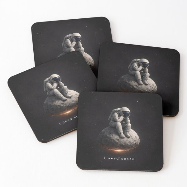 Item preview, I Need Space – Funny Astronaut Introvert Gift, Space Lover Art designed and sold by DesignLab13.