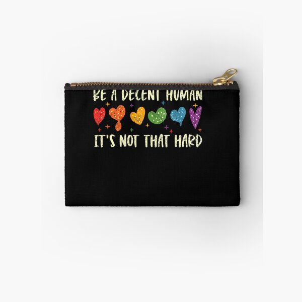 Item preview, LGBT Heart Retro Be A Decent Human It's Not That Hard designed and sold by Ortigzitoun.