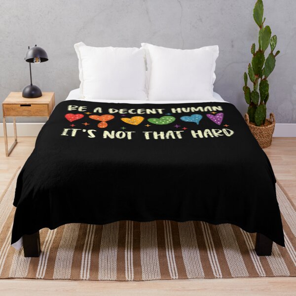 Item preview, LGBT Heart Retro Be A Decent Human It's Not That Hard designed and sold by Ortigzitoun.